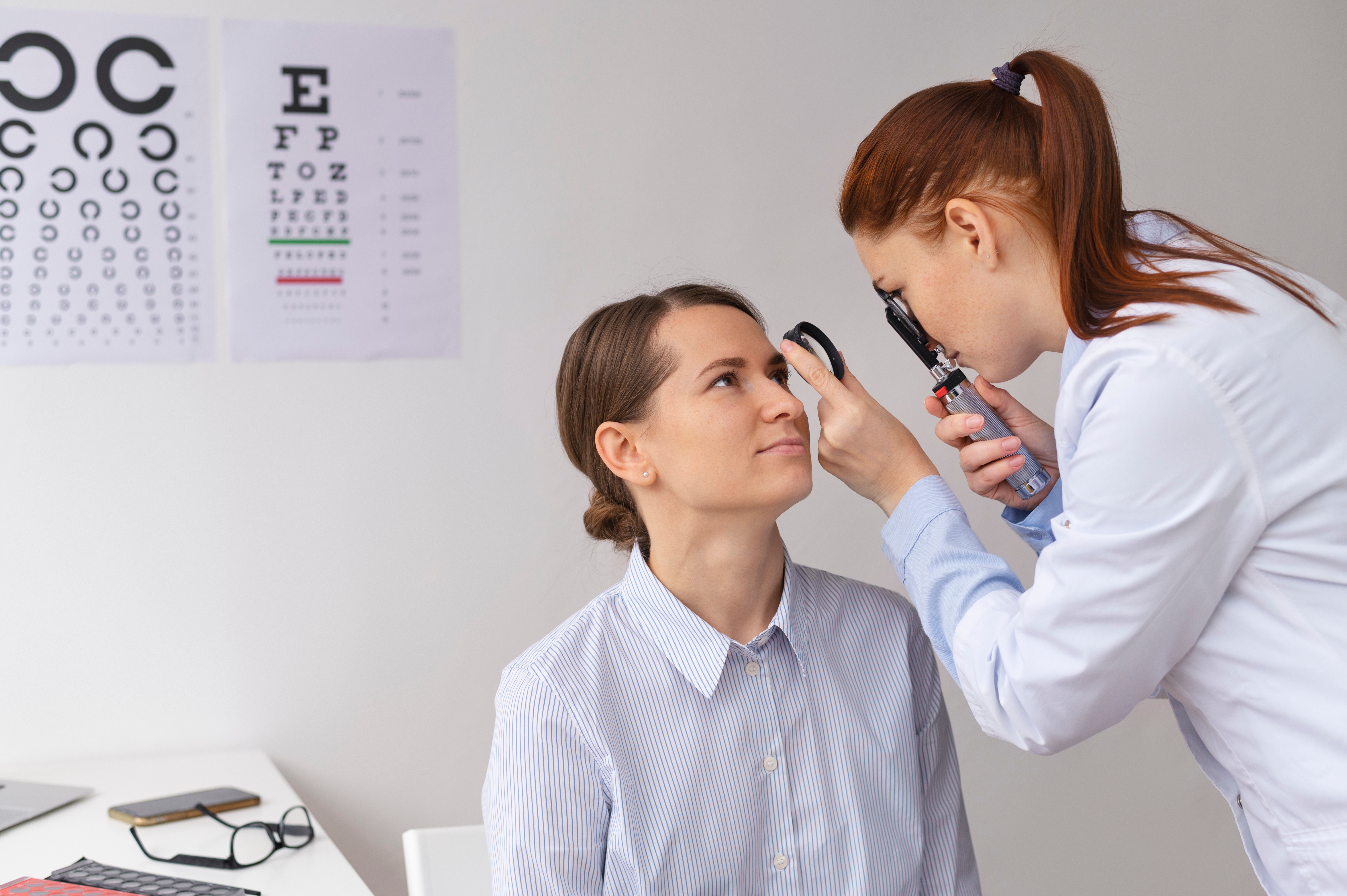 Emergency eye care consultation